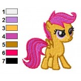 Scootaloo Embroidery Design